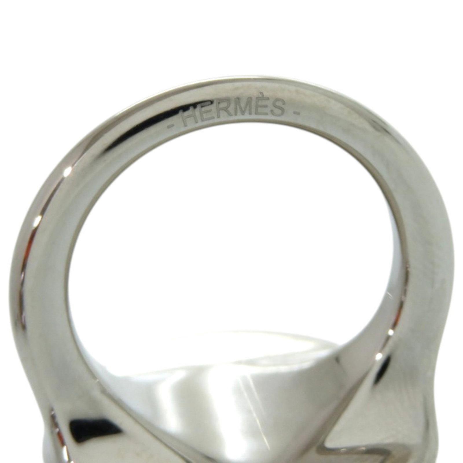 Metal ring scarf by Hermes - 5