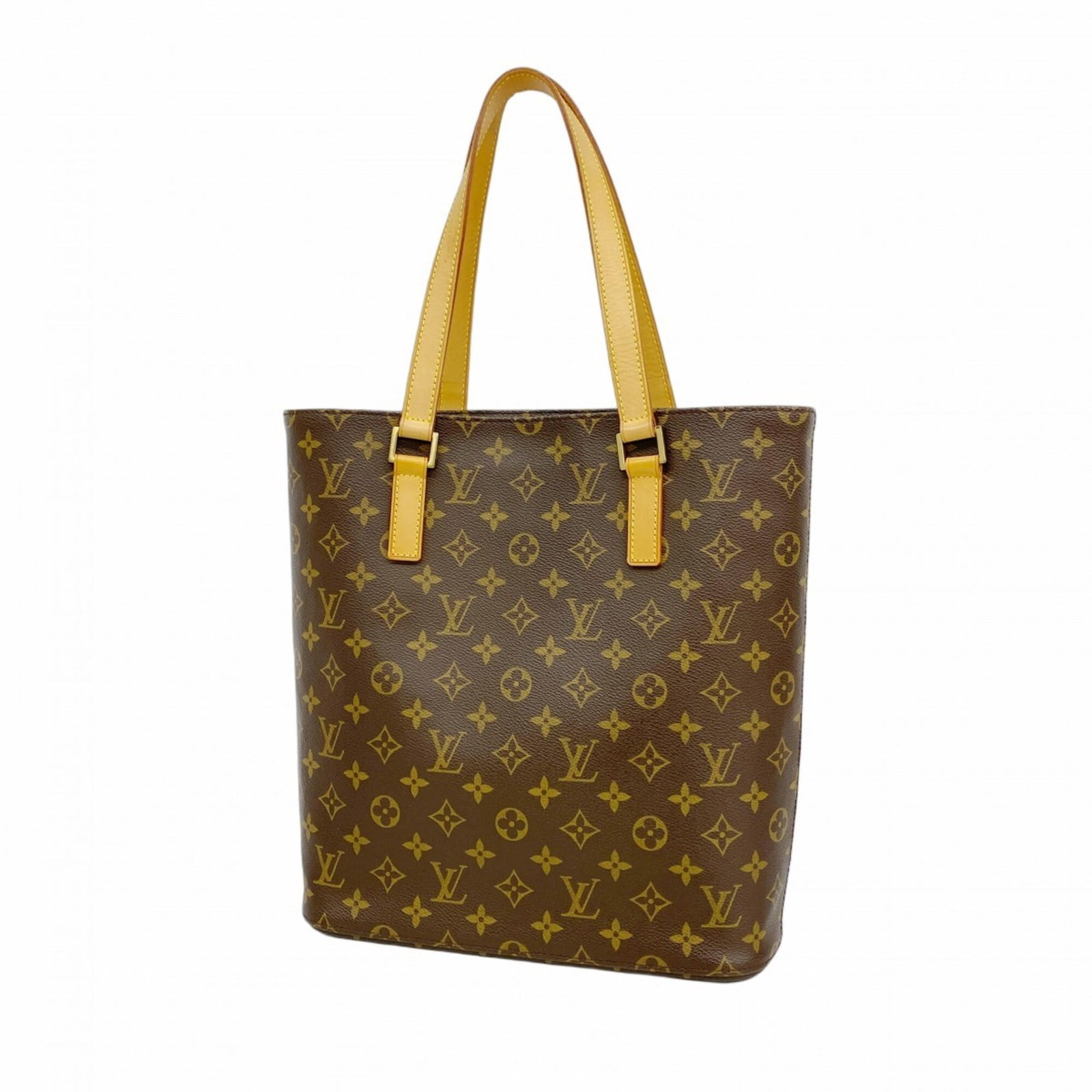 Louis Vuitton Tote Bag: Louis Vuitton Tote Bag Brown Louis Vuitton Tote Bag, 32cm x 29.5cm x 11cm, used condition with traces of usage and minor scratches/dirt. The bag bears a signature but details on the owner are not