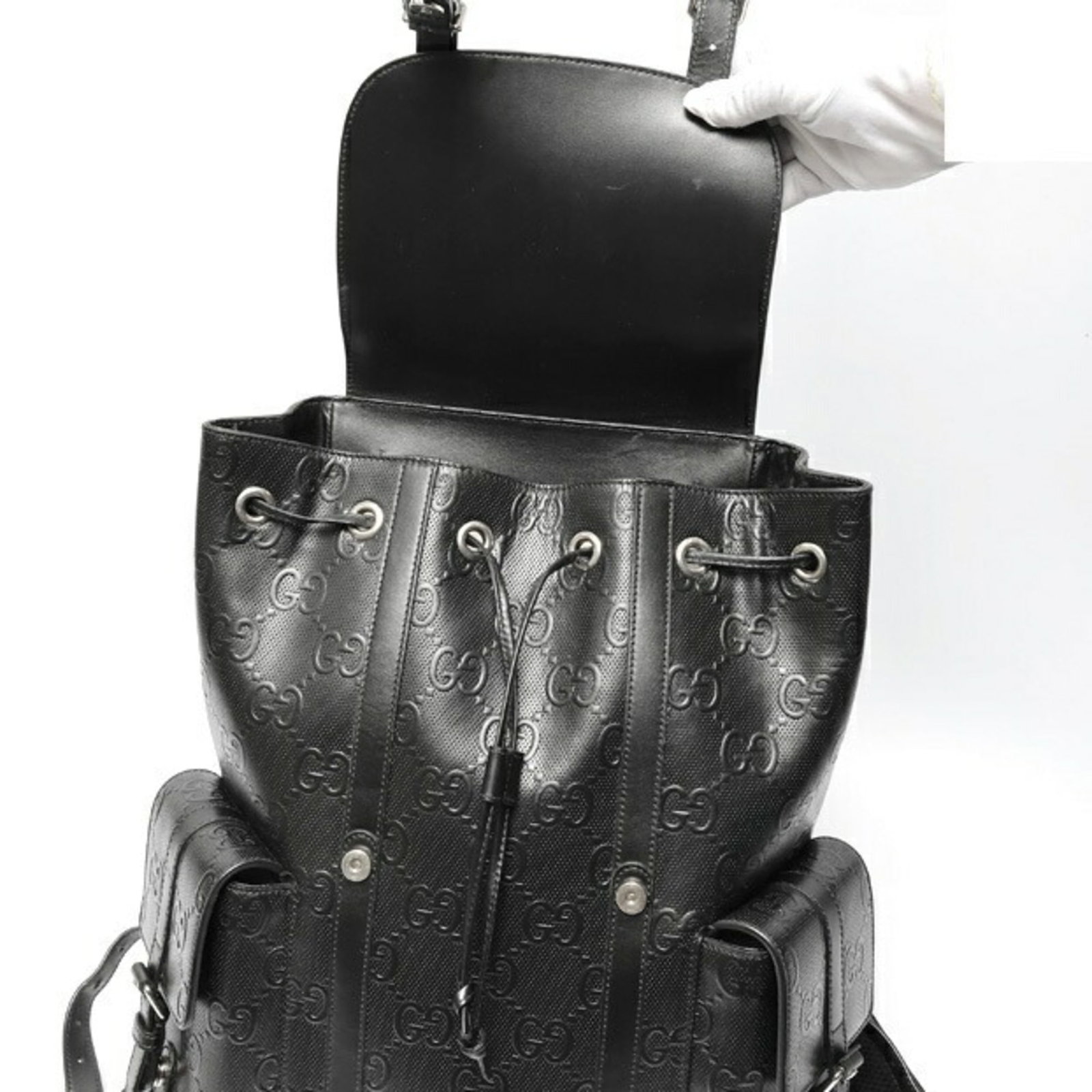 Backpack Leather Gucci - 6