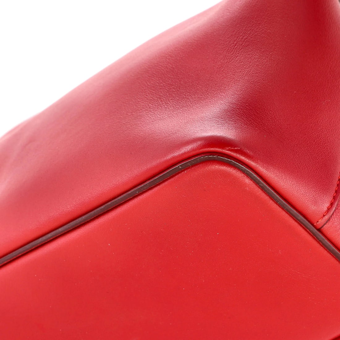 Small Leather Soft Cube Celine Bag - 6