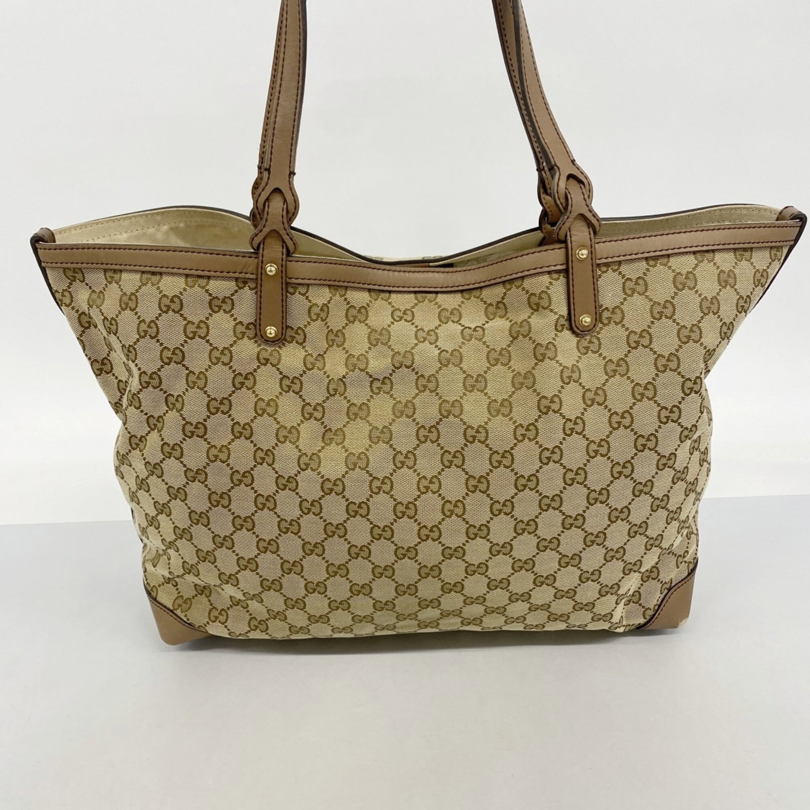 Canvas Gucci Tote - 12
