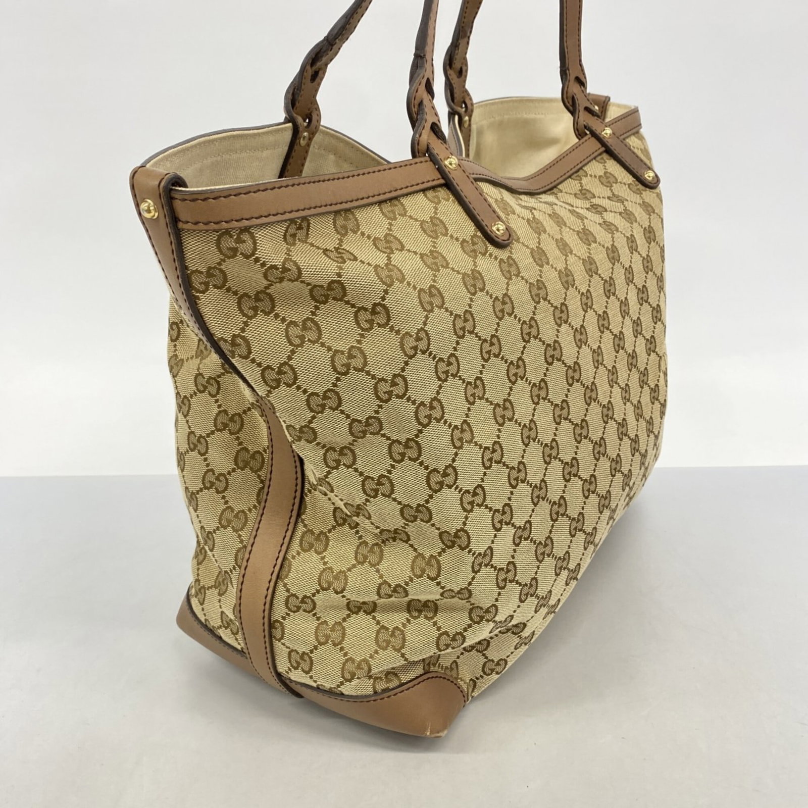 Canvas Gucci Tote - 2