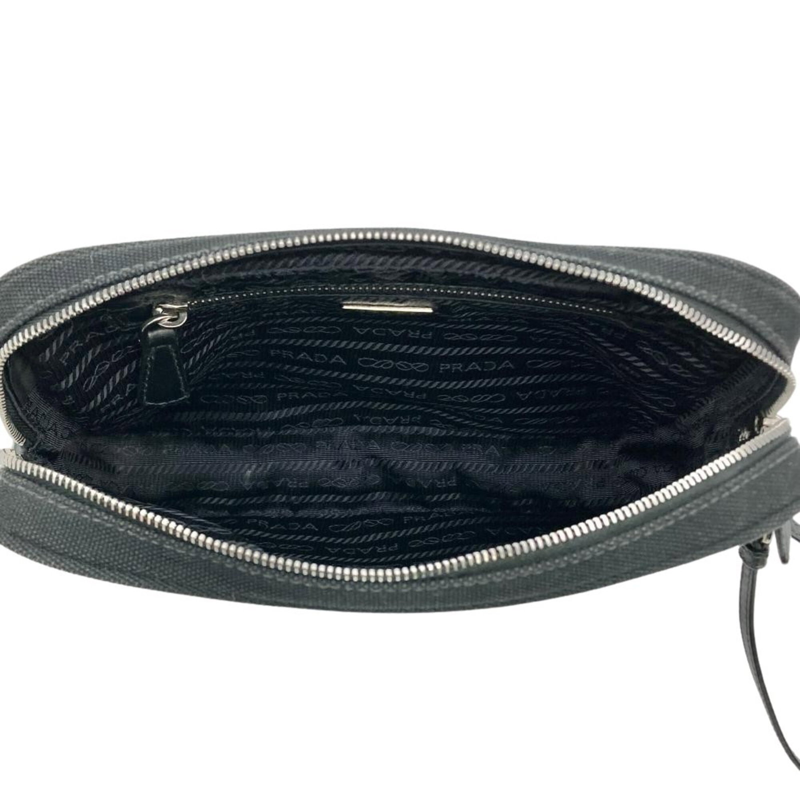 Handbag Pouch Prada Canvas - 5
