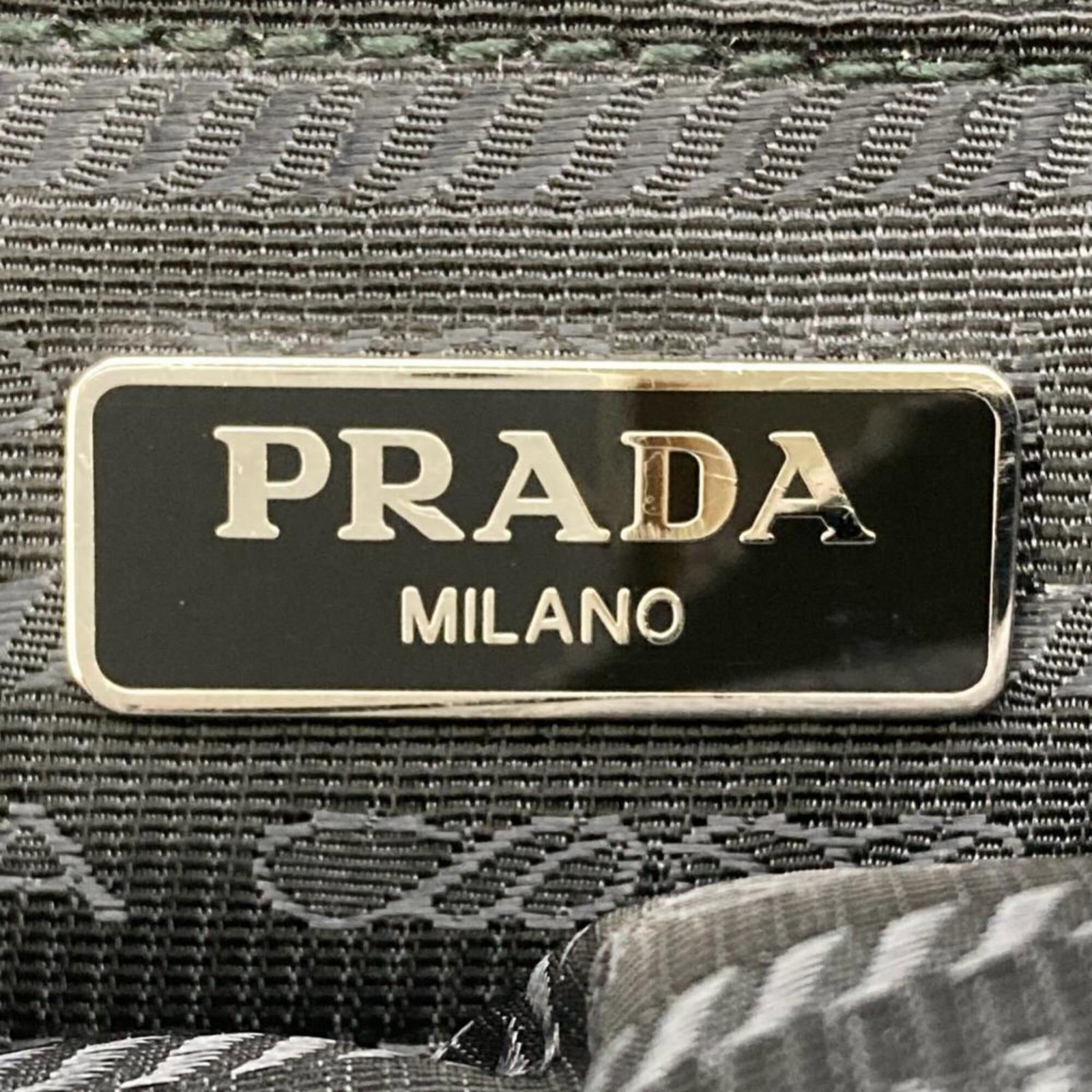 Handbag Pouch Prada Canvas - 9