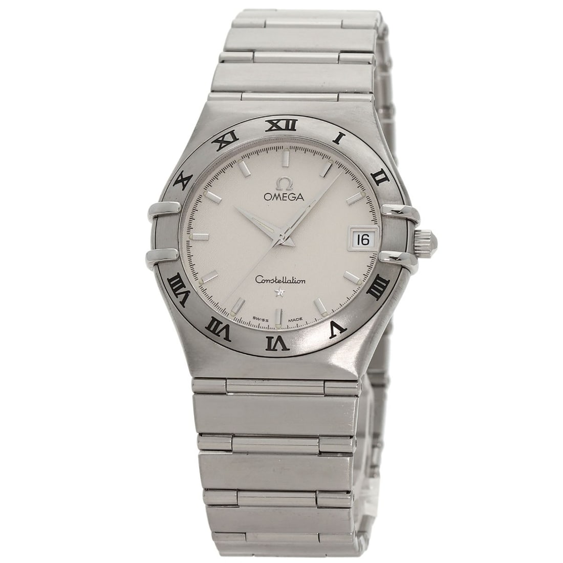 Omega Constellation Watches 1512.30 Stainless Steel/ Stainless Steel: Omega Constellation Watches 1512.30 Stainless Steel/ Stainless Steel The Omega Constellation Watch features a sleek stainless steel case with a silver bezel, creating a sophisticated and modern look.