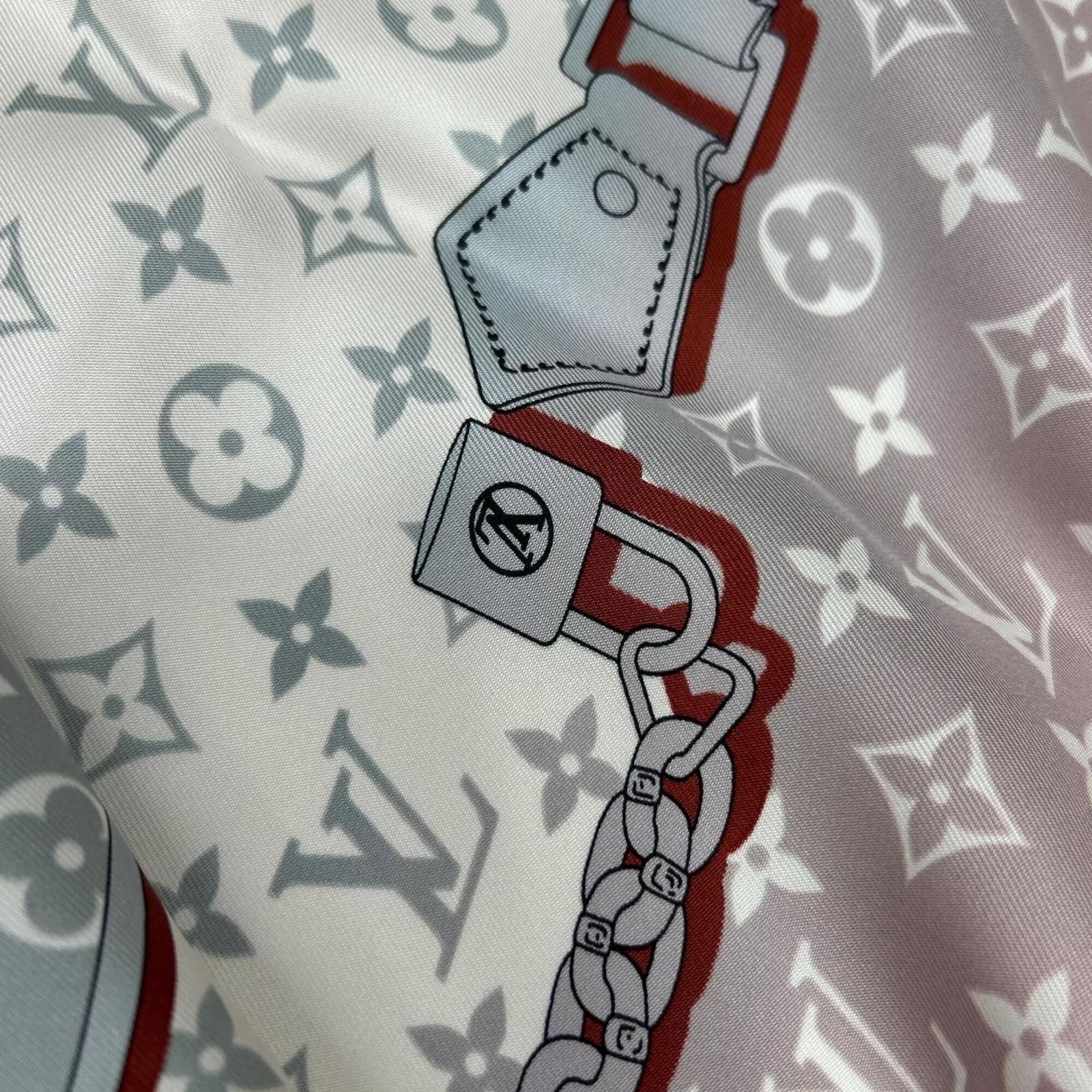 Silk Louis Vuitton Scarf - 7