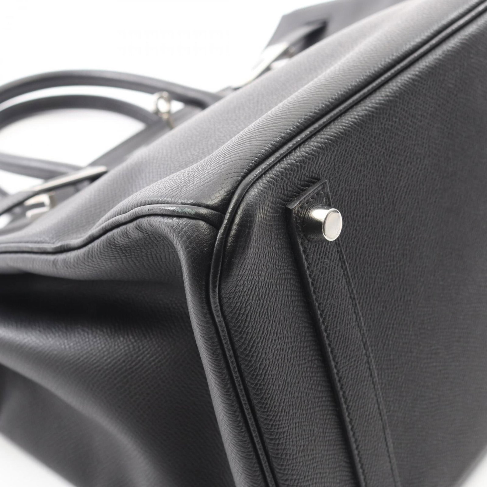 Hermes leather handbag from Epsom - 9
