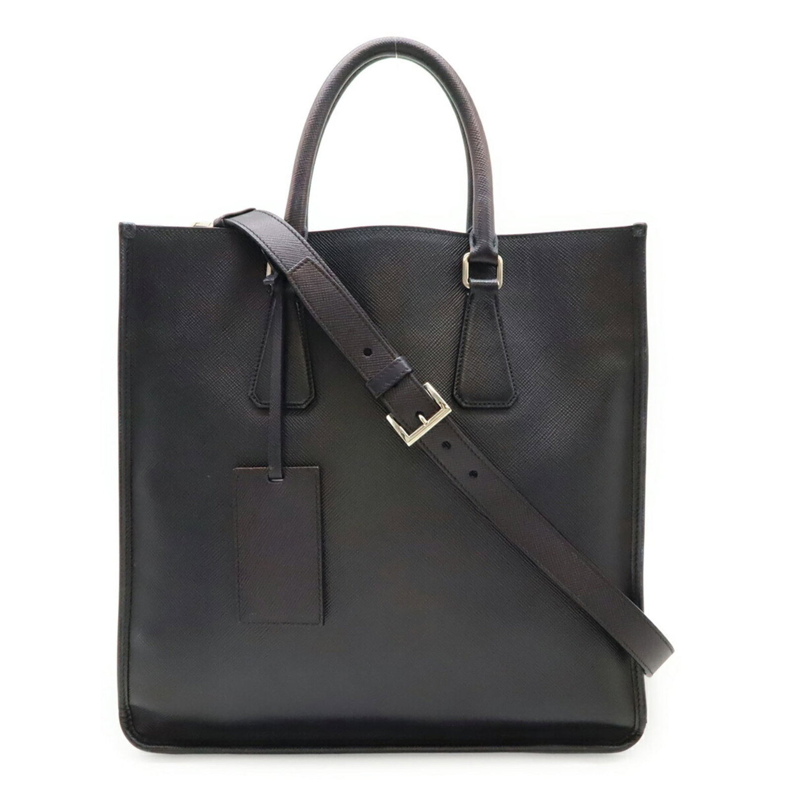 Shoulder bag tote bag leather Prada (1 of 10)