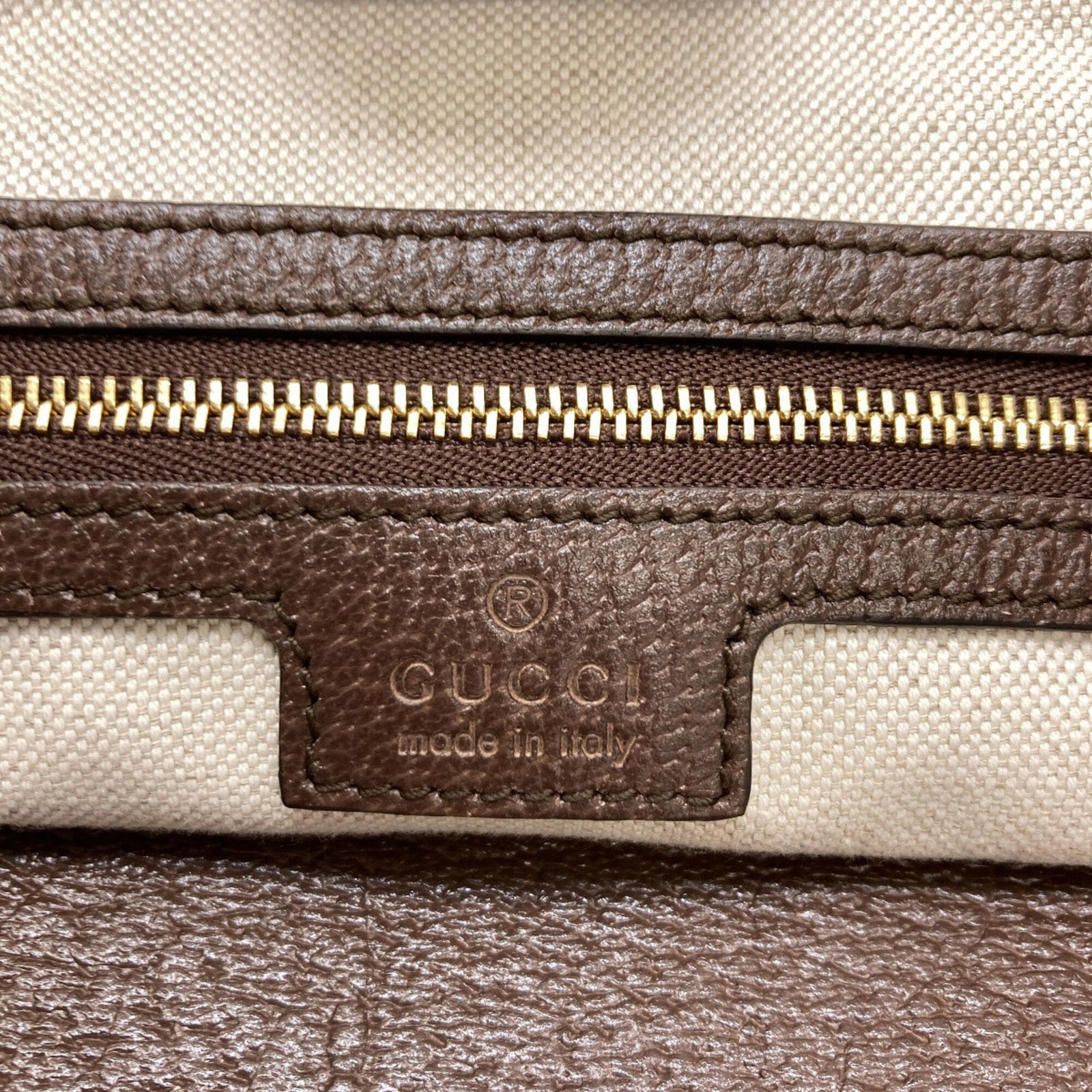 Canvas Gucci Tote - 6