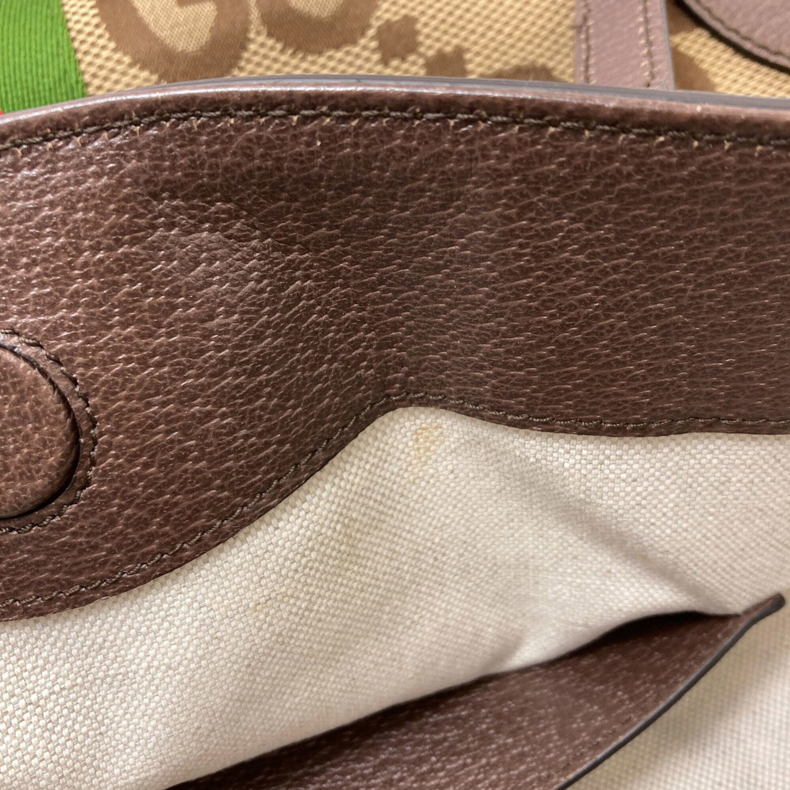 Canvas Gucci Tote - 8
