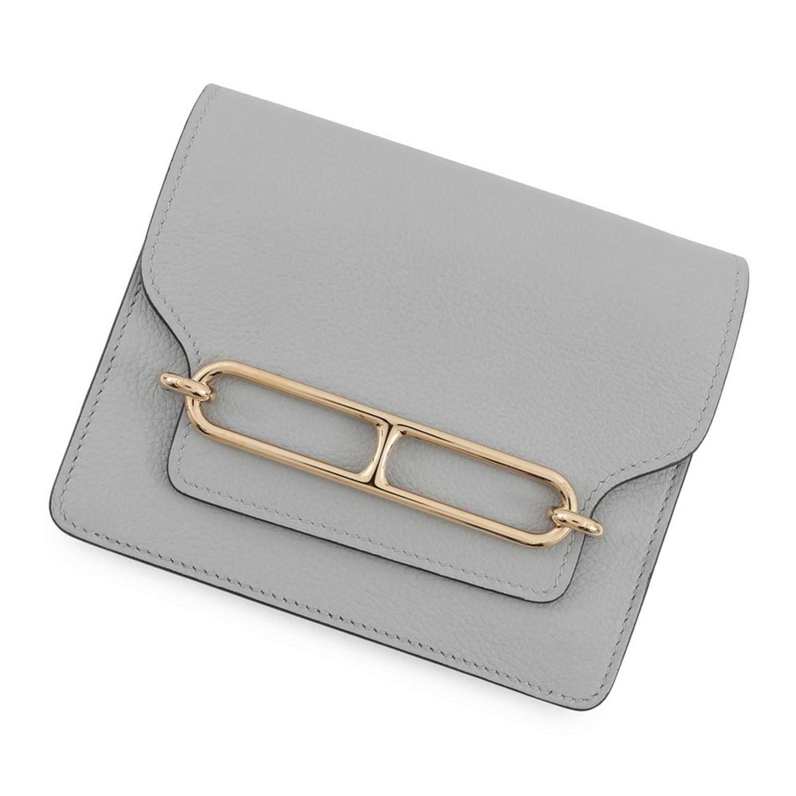 Coin purse case Hermes: Coin purse case Hermes The Hermes coin purse case is a versatile and stylish accessory, measuring 10.5cm x 12.5cm in size, with a gray color that adds a touch of sophistication to any outfit. With