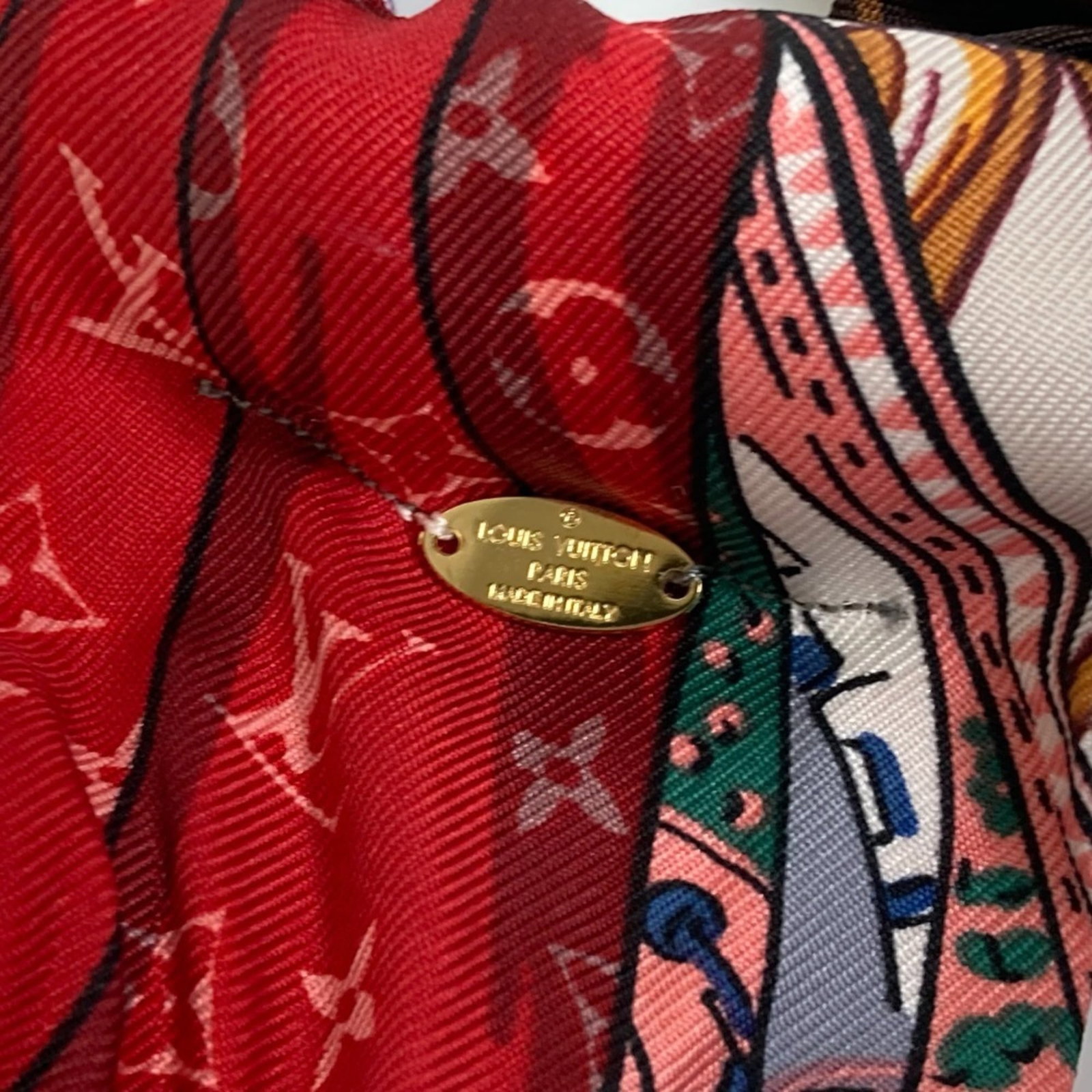 Vuitton silk scrunchie from Louis - 8