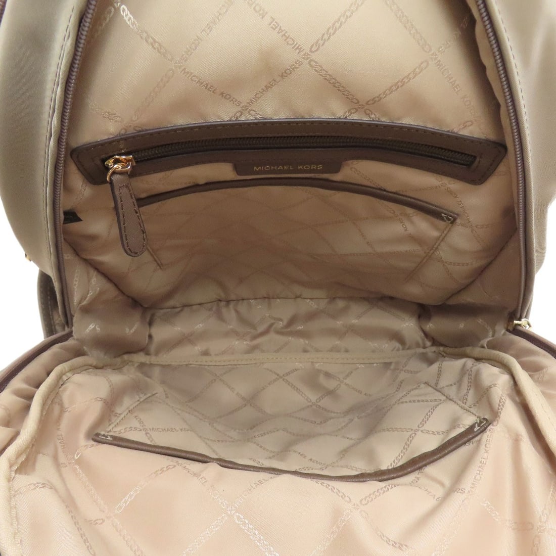 Logo Michael Kors Backpack Nylon Daypack - 5