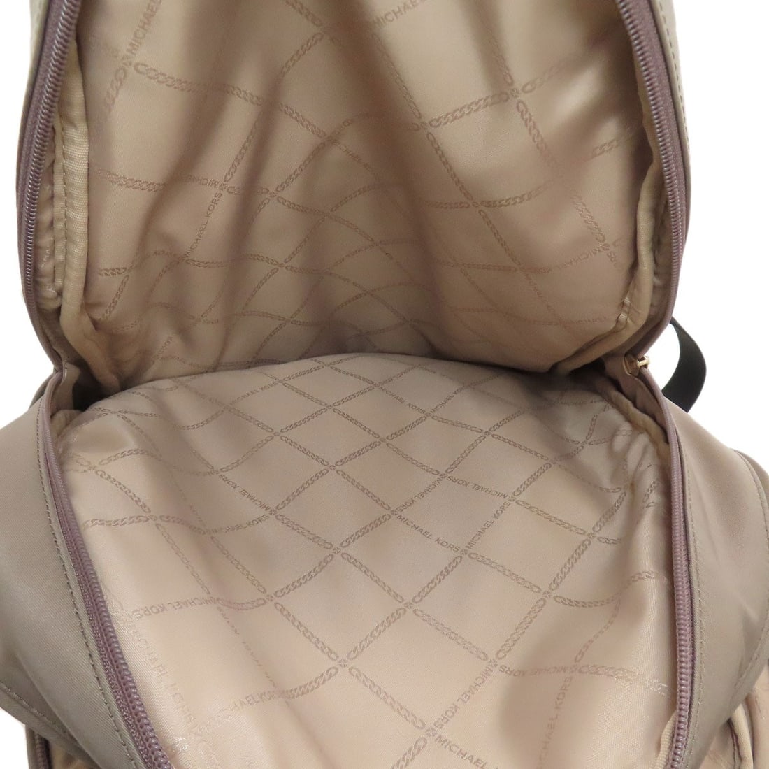 Logo Michael Kors Backpack Nylon Daypack - 6