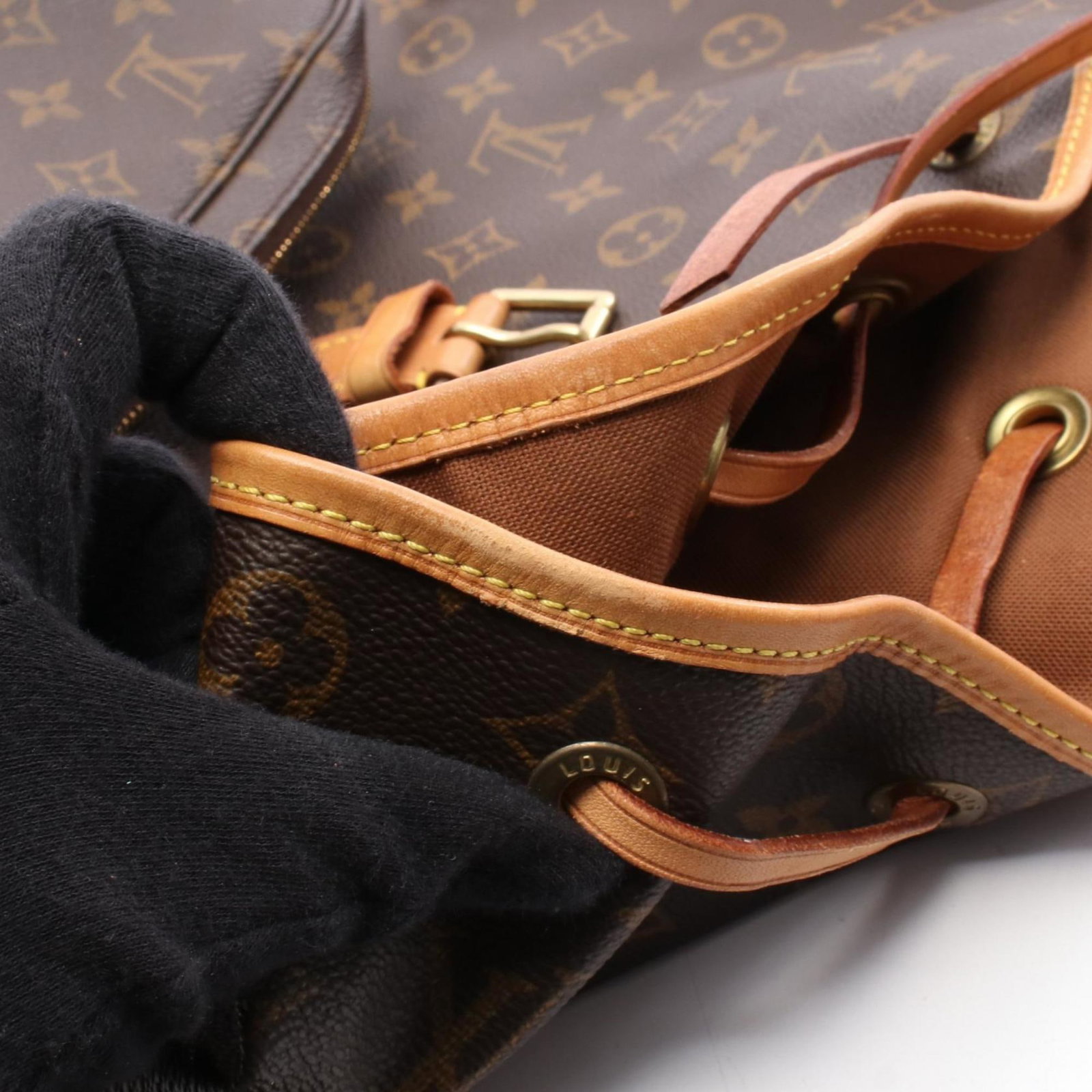 Canvas Coated Backpack Louis Vuitton - 8