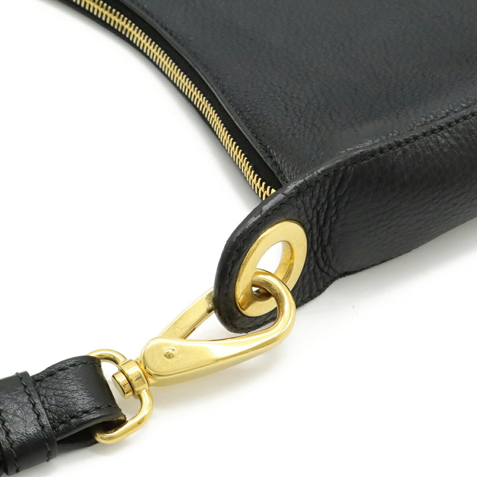 Leather Shoulder Bag Prada - 6