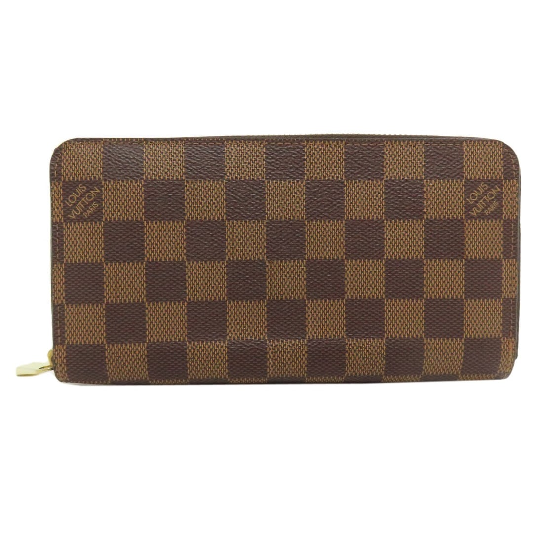 Damier Wallet Old Wallet With Coin Long Zippy N60015 Louis Vuitton: Damier Wallet Old Wallet With Coin Long Zippy N60015 Louis Vuitton Damier canvas in brown, the classic LOUIS VUITTON long wallet features a coin pocket for added convenience. Made with durable materia