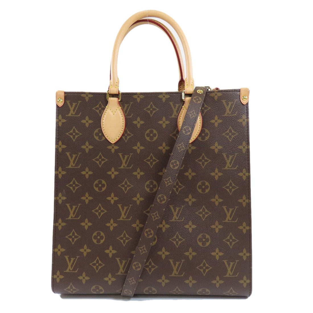 Louis Vuitton M45848 Sac Platpm Monogram Tote Bag Monogram Canvas: Louis Vuitton M45848 Sac Platpm Monogram Tote Bag Monogram Canvas Brown Monogram Canvas Tote Bag from Louis Vuitton. This iconic tote bag features the signature monogram canvas design in brown, a time