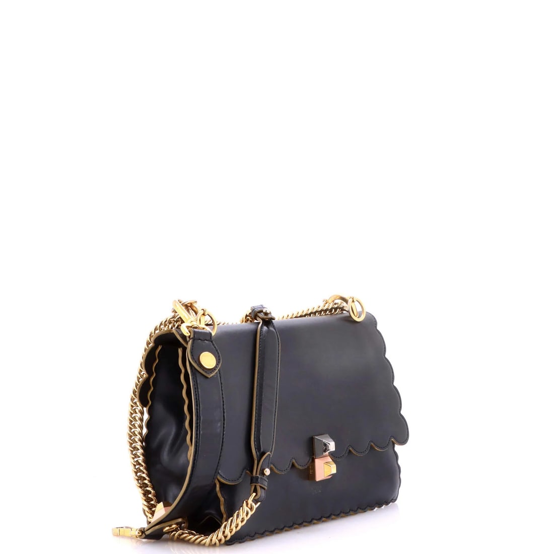 Kan I Bag Fendi Leather Medium - 2