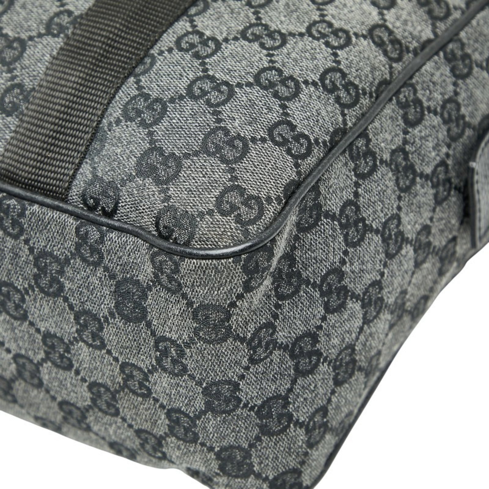 Canvas leather handbag - 4