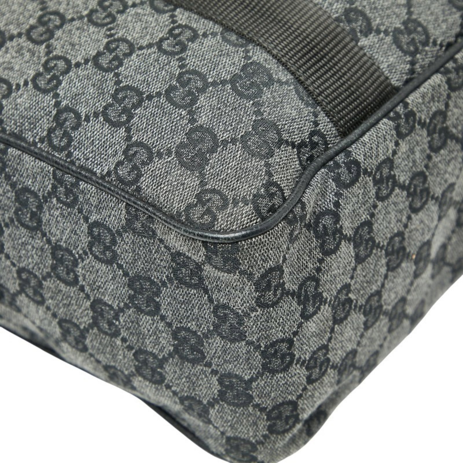 Canvas leather handbag - 5