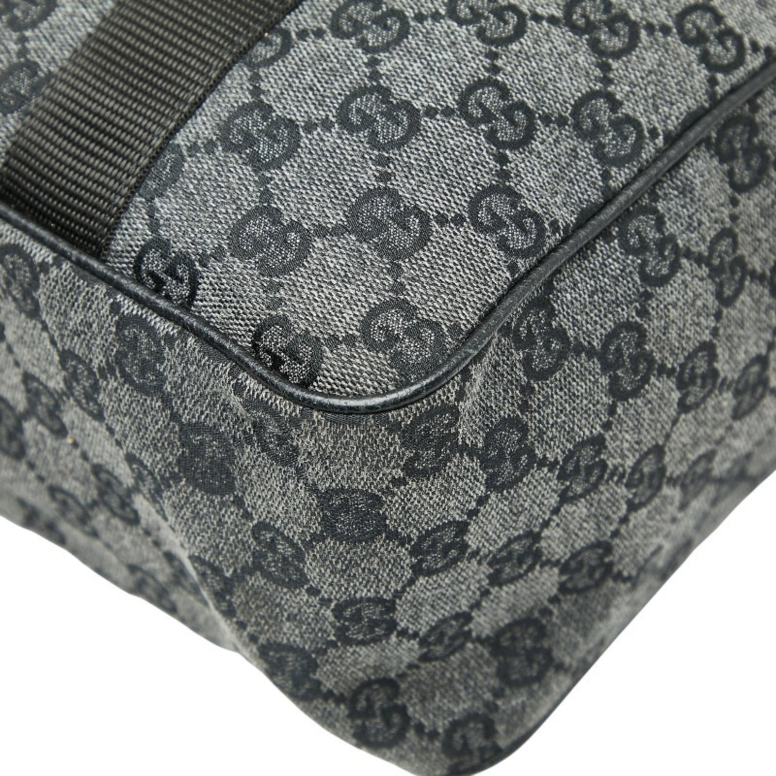 Canvas leather handbag - 6