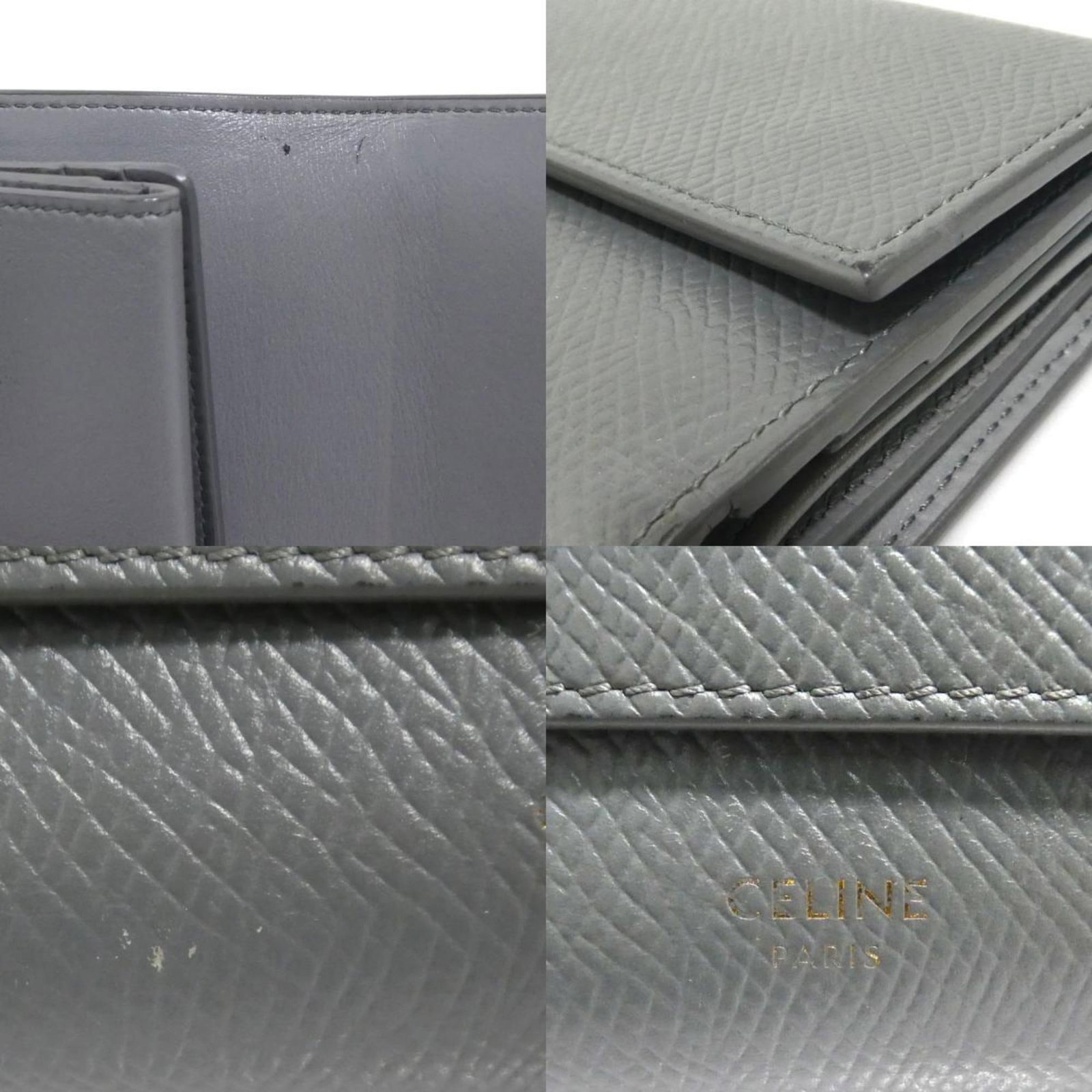 Celine Tri Fold Leather - 5
