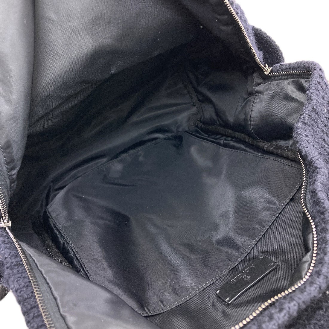 Wool backpack daypack moncler logo - 5