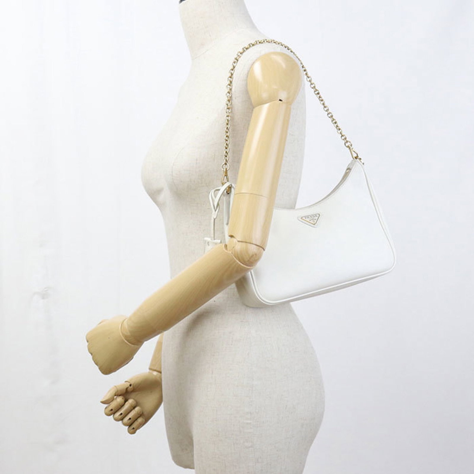 Leather Shoulder Bag Prada - 10