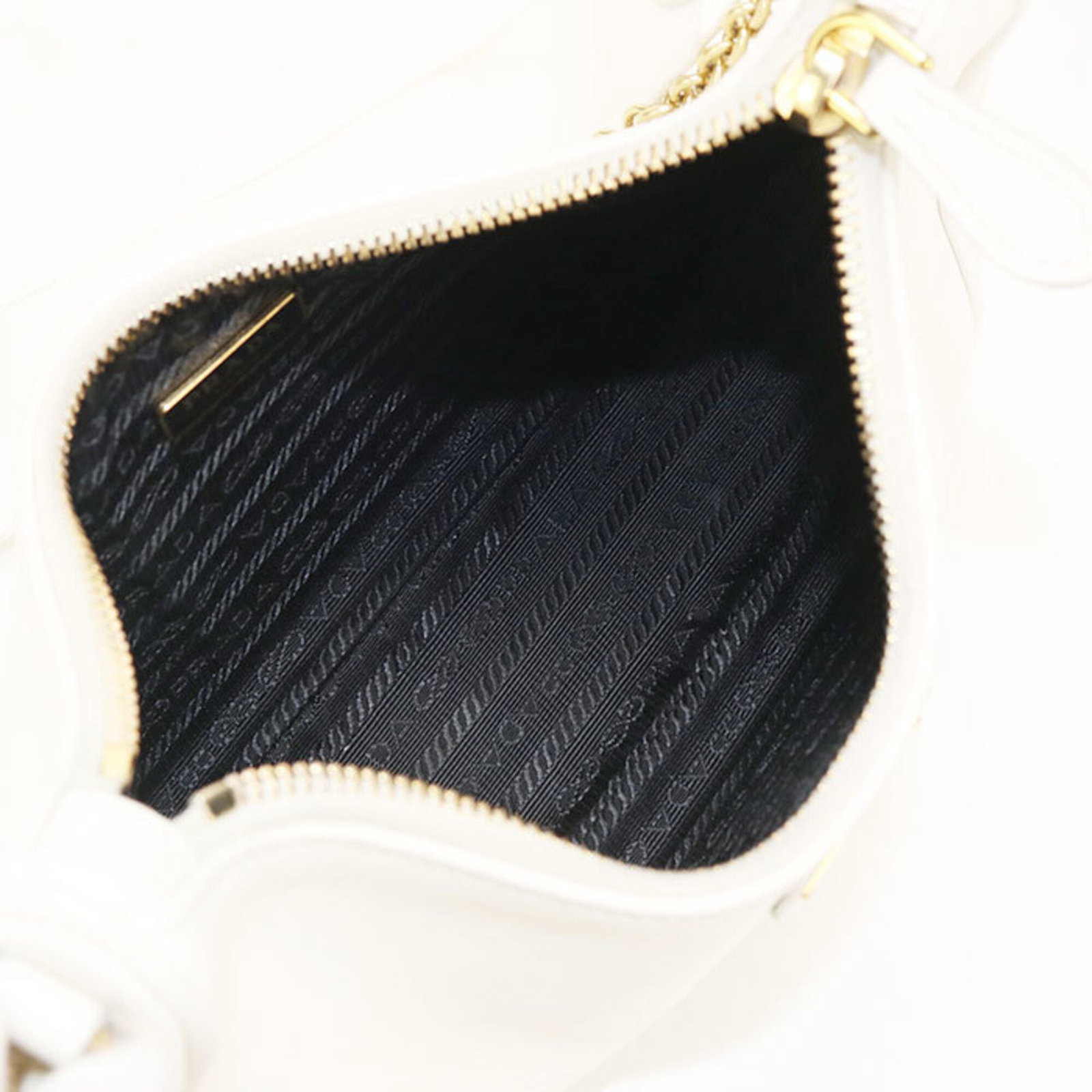Leather Shoulder Bag Prada - 3