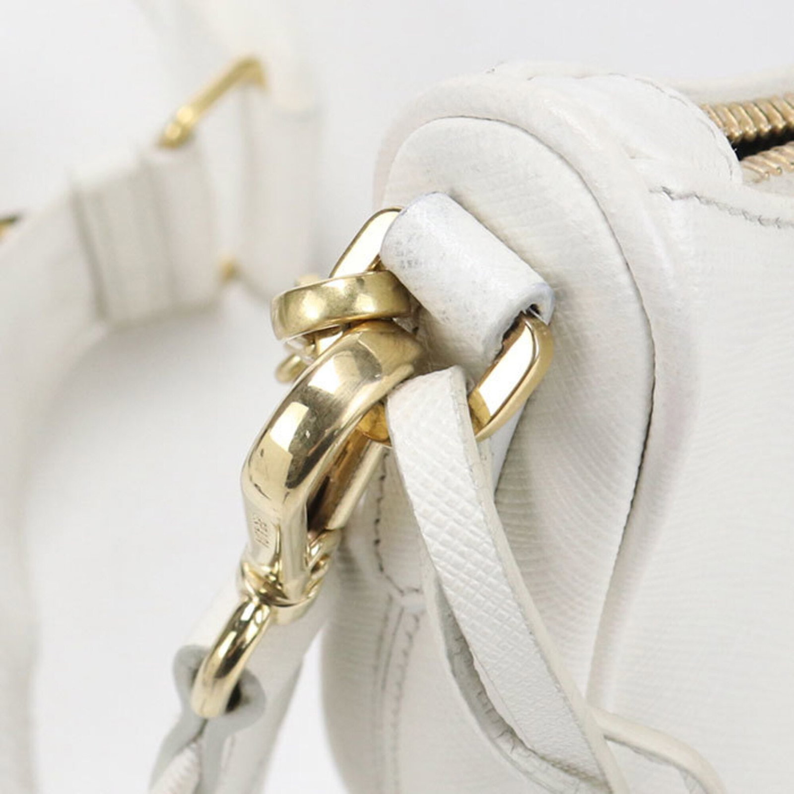 Leather Shoulder Bag Prada - 6
