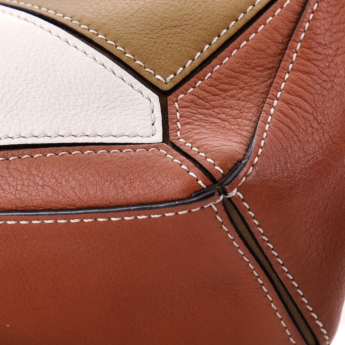 Puzzle Leather Bag Mini Loewe - 7
