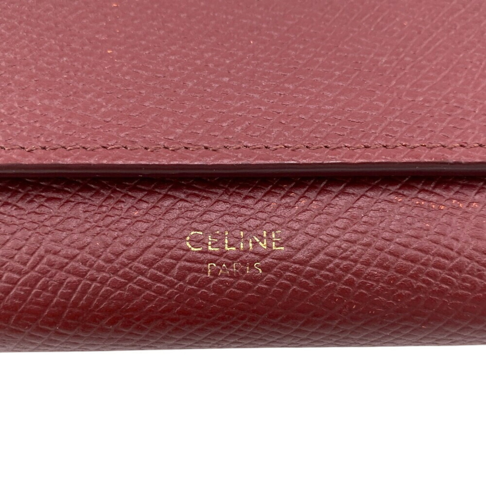 Leather Bi Fold Wallet Celine - 8