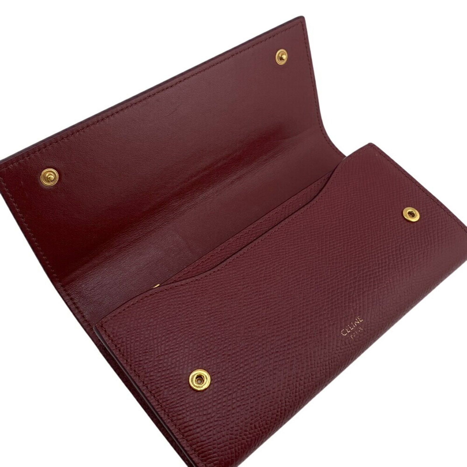 Leather Bi Fold Wallet Celine - 9
