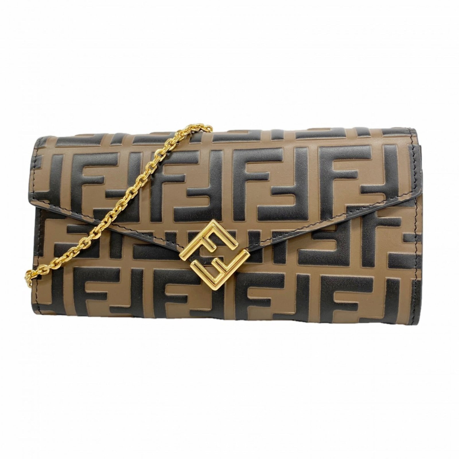 Fendi Chain/ Shoulder Wallet Leather: Fendi Chain/ Shoulder Wallet Leather The Fendi Chain/Shoulder Wallet Leather is a stylish and versatile accessory made from high-quality leather. With its sleek chain design and classic shoulder