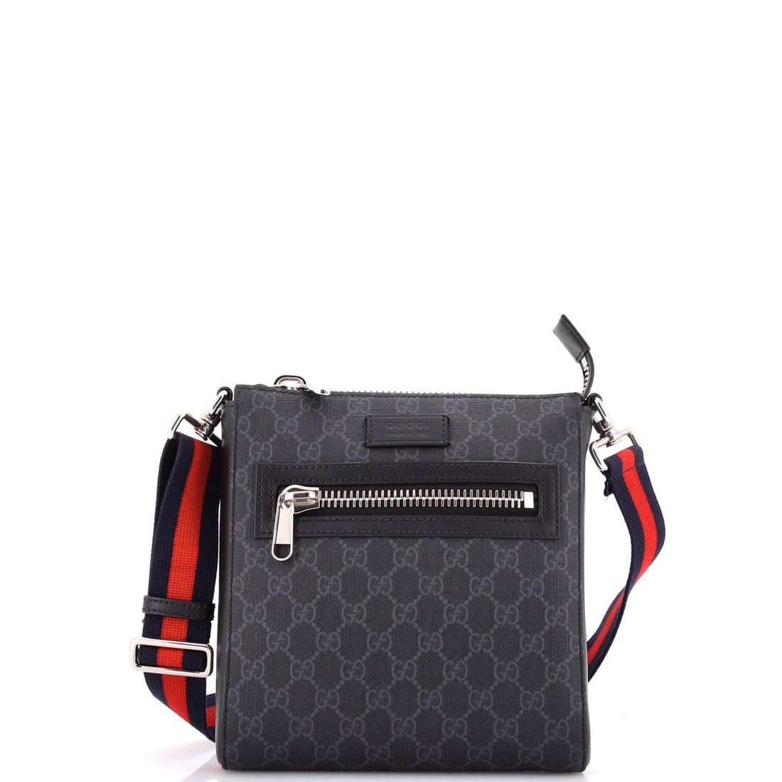 Canvas Strap Zip Messenger Bag Small Coated Gucci Front Web GG: Canvas Strap Zip Messenger Bag Small Coated Gucci Front Web GG Canvas Strap Zip Messenger Bag Small Coated Gucci Front Web GG, featuring a classic cross body design with a coated canvas exterior in