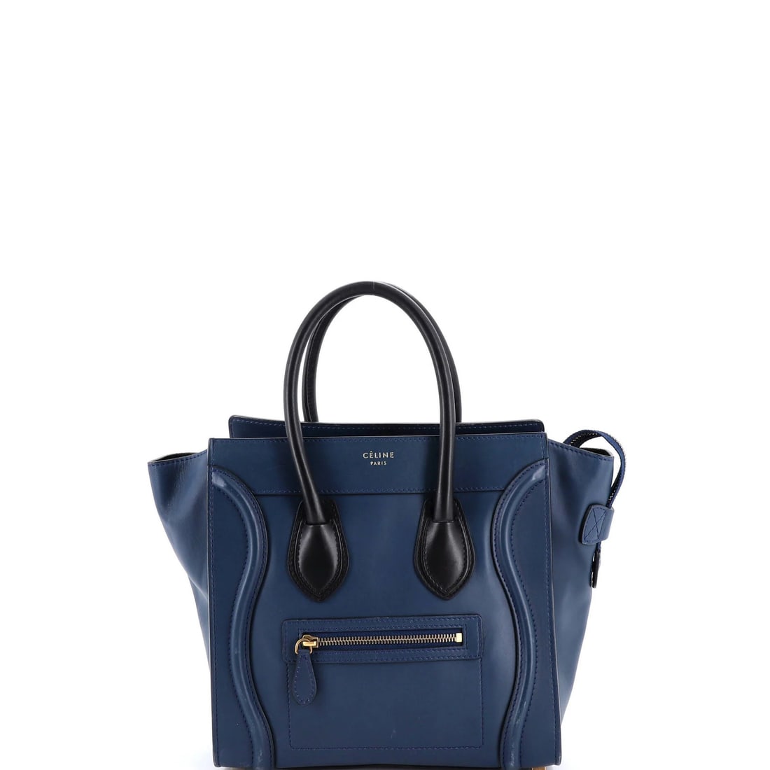 Micro leather luggage bag Celine bicolor (1 of 8)
