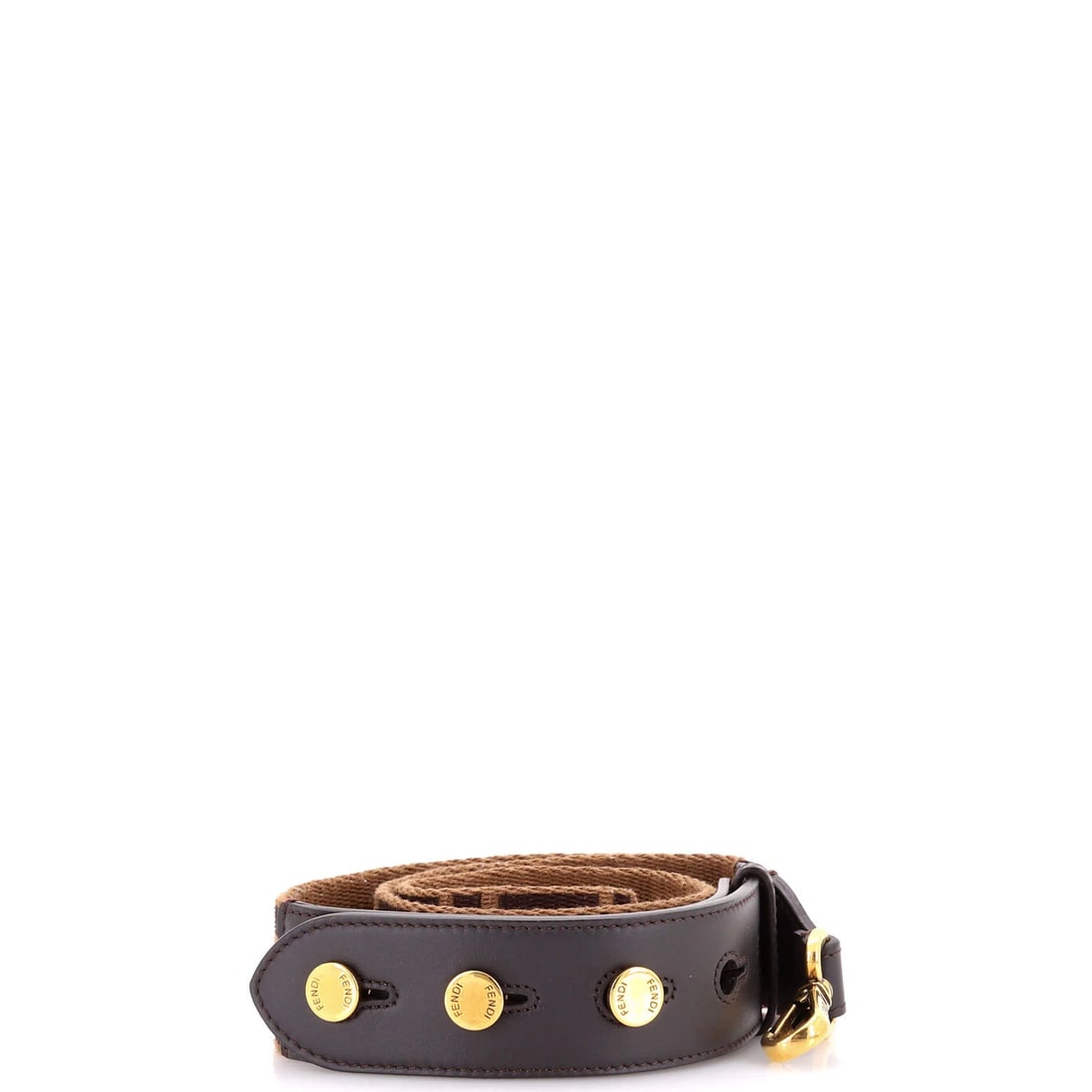 Shoulder Strap Fendi Canvas Zucca FF 1974 (1 of 2)