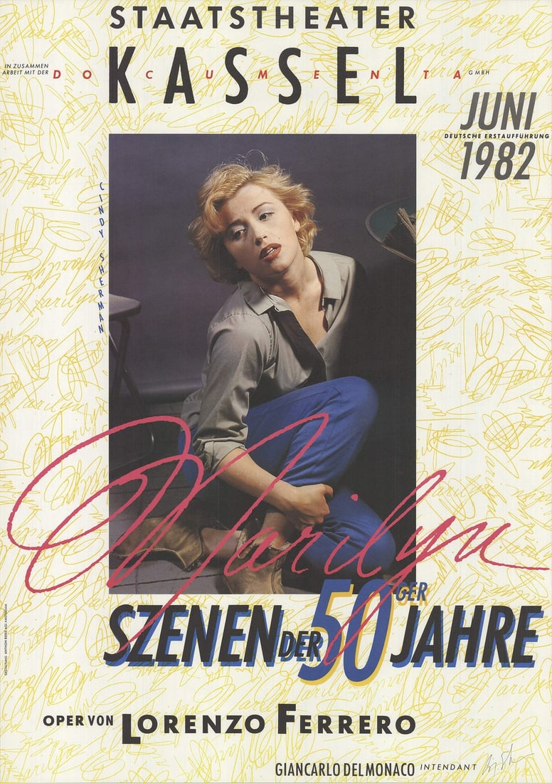 CINDY SHERMAN Marilyn SIGNED 33" x 23.5" Offset Lithograph 1982 Photography Yell: CINDY SHERMAN Marilyn SIGNED 33" x 23.5" Offset Lithograph 1982 Photography Yell Item Specifics: Artist: Cindy Sherman Brand: Sherman Cindy Country/Region Of Origin: Germany Exact Year: 1982 Height: