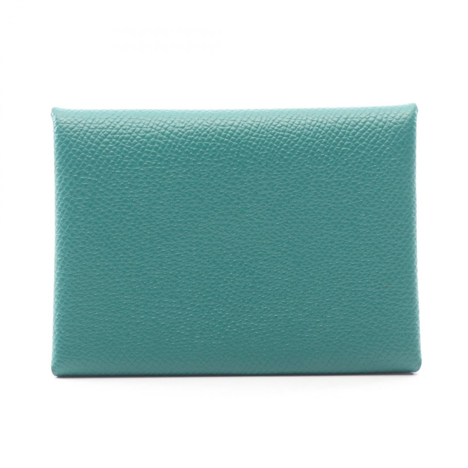 Hermes Coin Purse/ Coin Case Epsom Leather: Hermes Coin Purse/ Coin Case Epsom Leather Epsom leather coin purse/case from Hermes, featuring a vibrant green color and compact size. This used item has some traces of usage, with minor scratches an
