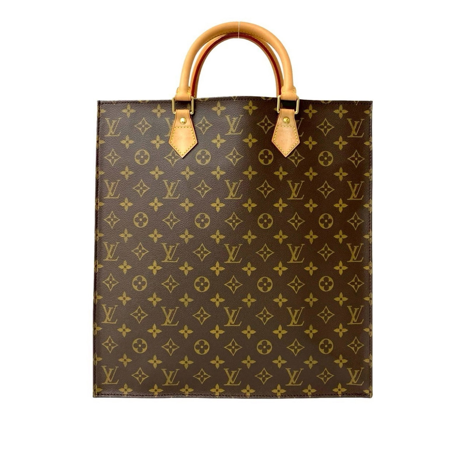Louis Vuitton Handbag Tote Bag Leather Pvc: Louis Vuitton Handbag Tote Bag Leather Pvc Used Louis Vuitton Handbag Tote Bag in Brown Leather and Pvc, measuring 38cm x 35.5cm x 7cm. This tote bag features a classic design with a few traces of usa