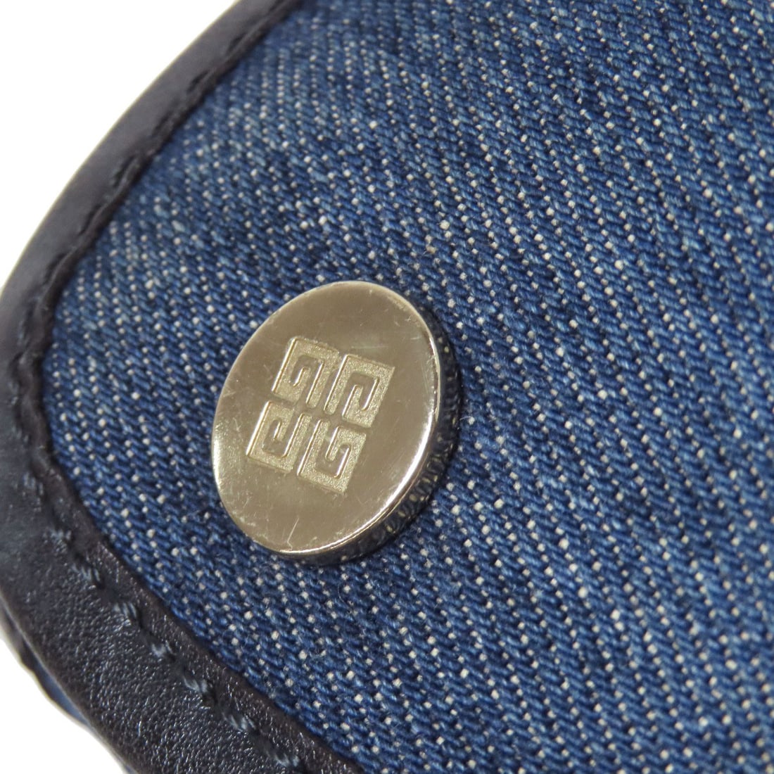 Logo Handbag Denim By Givenchy - 12
