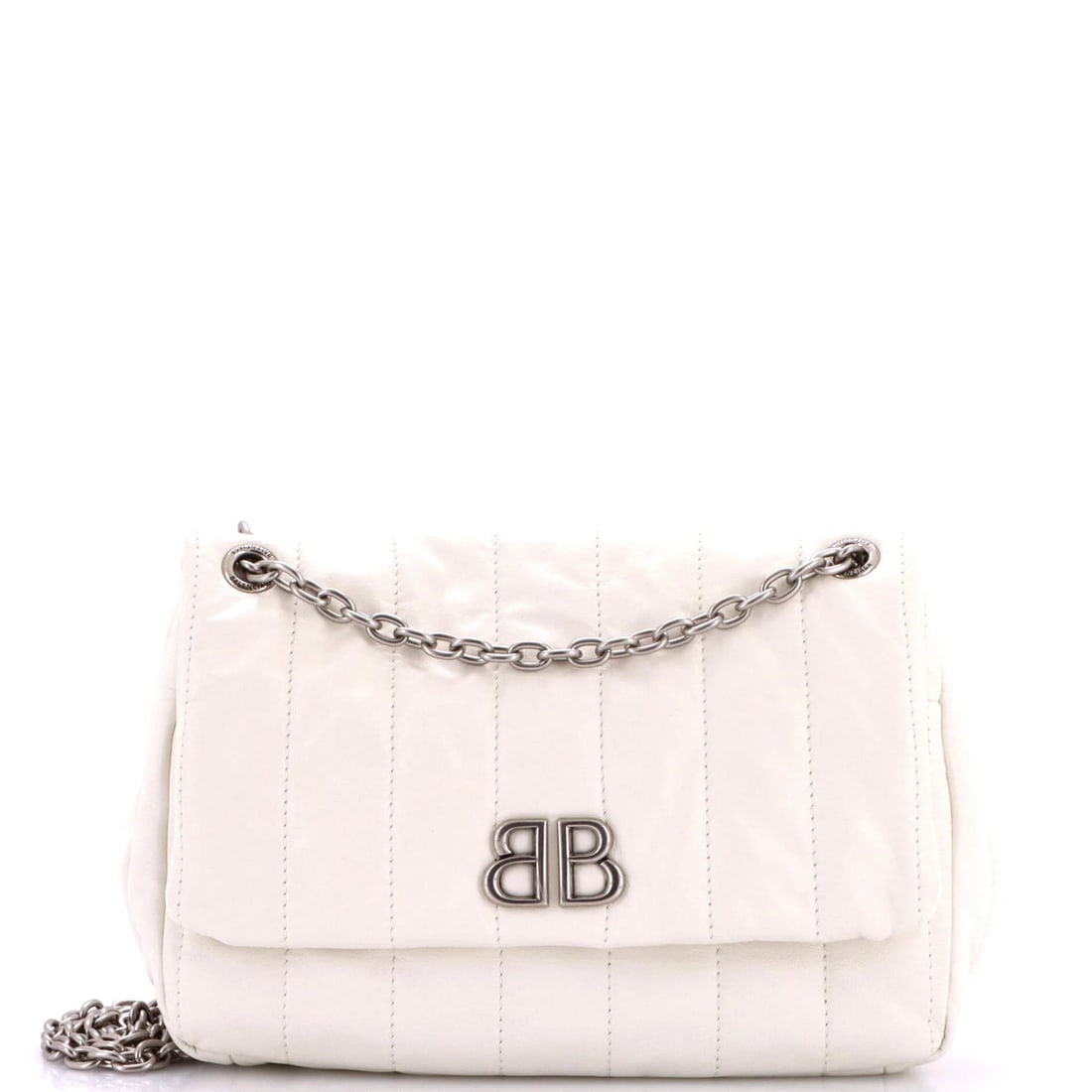 Chain Bag Quilted Leather Monaco Mini Shoulder Flap Balenciaga (1 of 7)