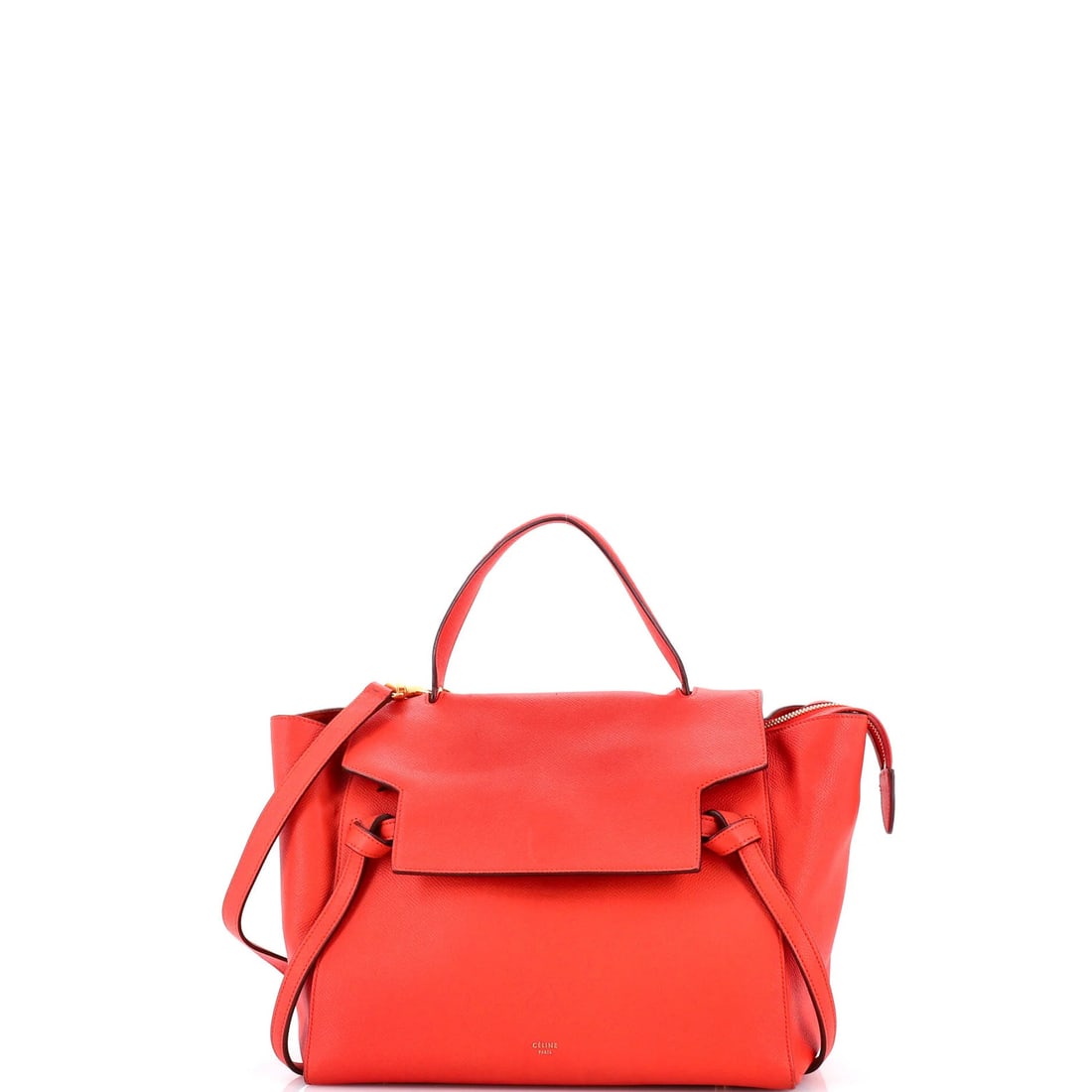 Textured leather mini belt bag (1 of 8)