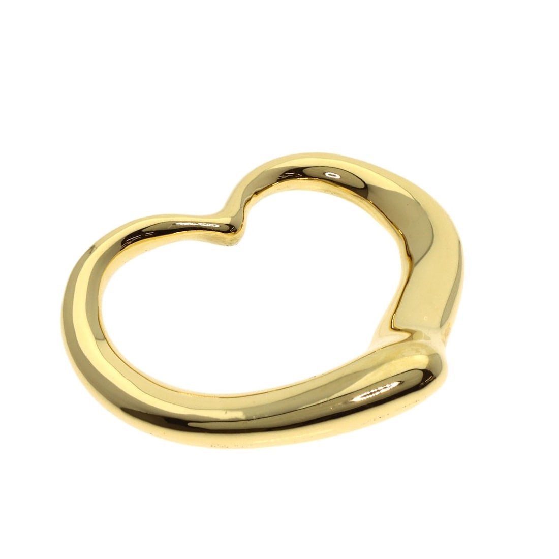 Tiffany Co Open Large Pendant K18 Top Yellow Gold Pendant: Tiffany Co Open Large Pendant K18 Top Yellow Gold Pendant K18 top Tiffany Co Open Large Pendant in Yellow Gold. This pendant showcases the iconic Tiffany & Co style with its open design and K18
