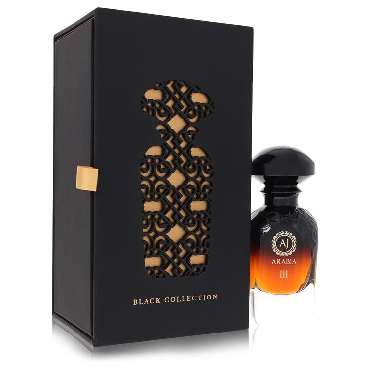 Arabia Black Iii Perfume By Widian Extrait De Parfum Spray (Unisex): Arabia Black Iii Perfume By Widian Extrait De Parfum Spray (Unisex) Arabia Black III Extrait De Parfum Spray by Widian features a unisex fragrance. This 1.67 oz spray contains 400 grams of perfume,