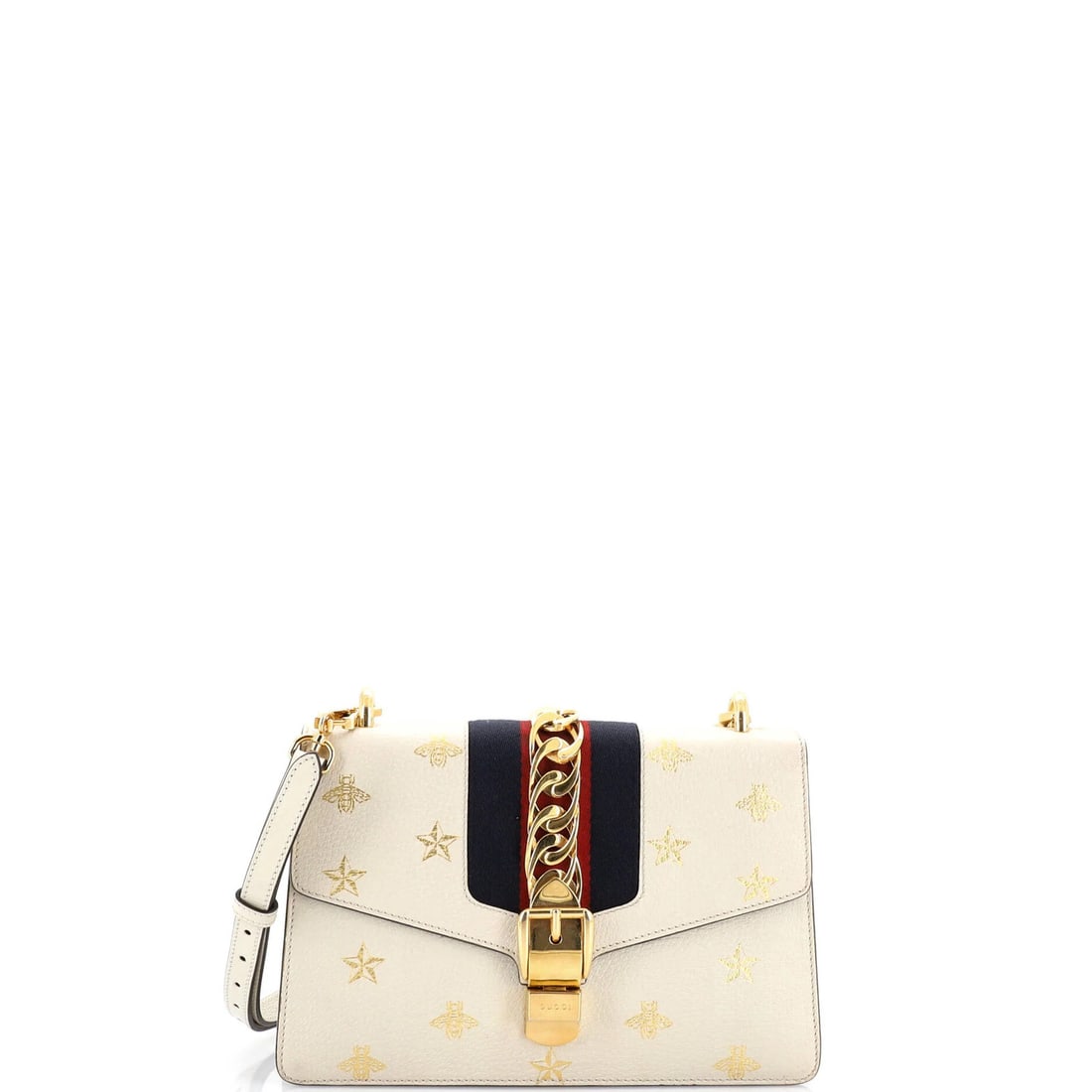 Gucci Sylvie Leather Small Printed Shoulder Bag (1 of 8)