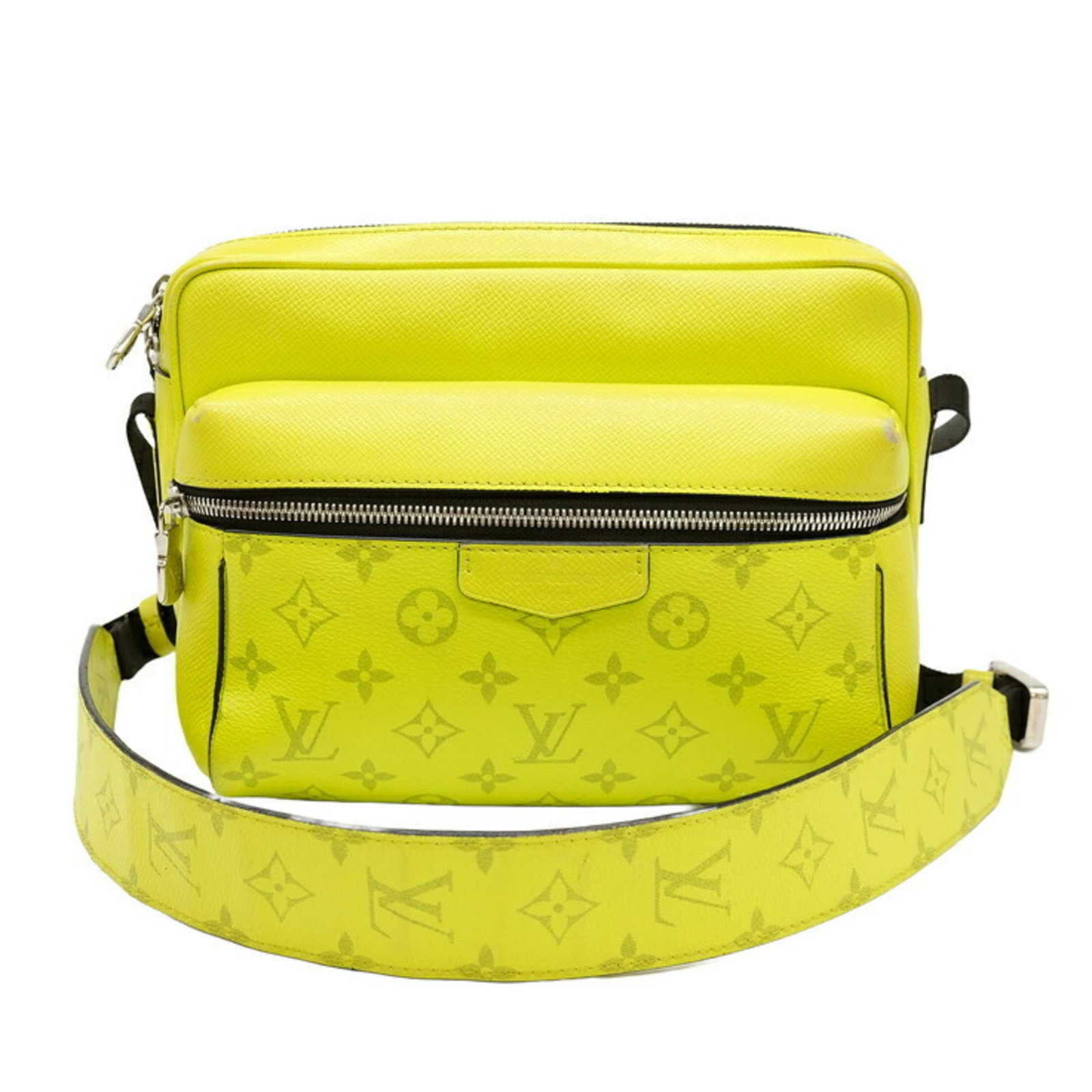 Taigarama Monogram Sling Bag Louis Vuitton: Taigarama Monogram Sling Bag Louis Vuitton Taigarama Monogram Sling Bag Louis Vuitton features the iconic yellow monogram pattern, showcasing the brand's signature style. Made from Taigarama