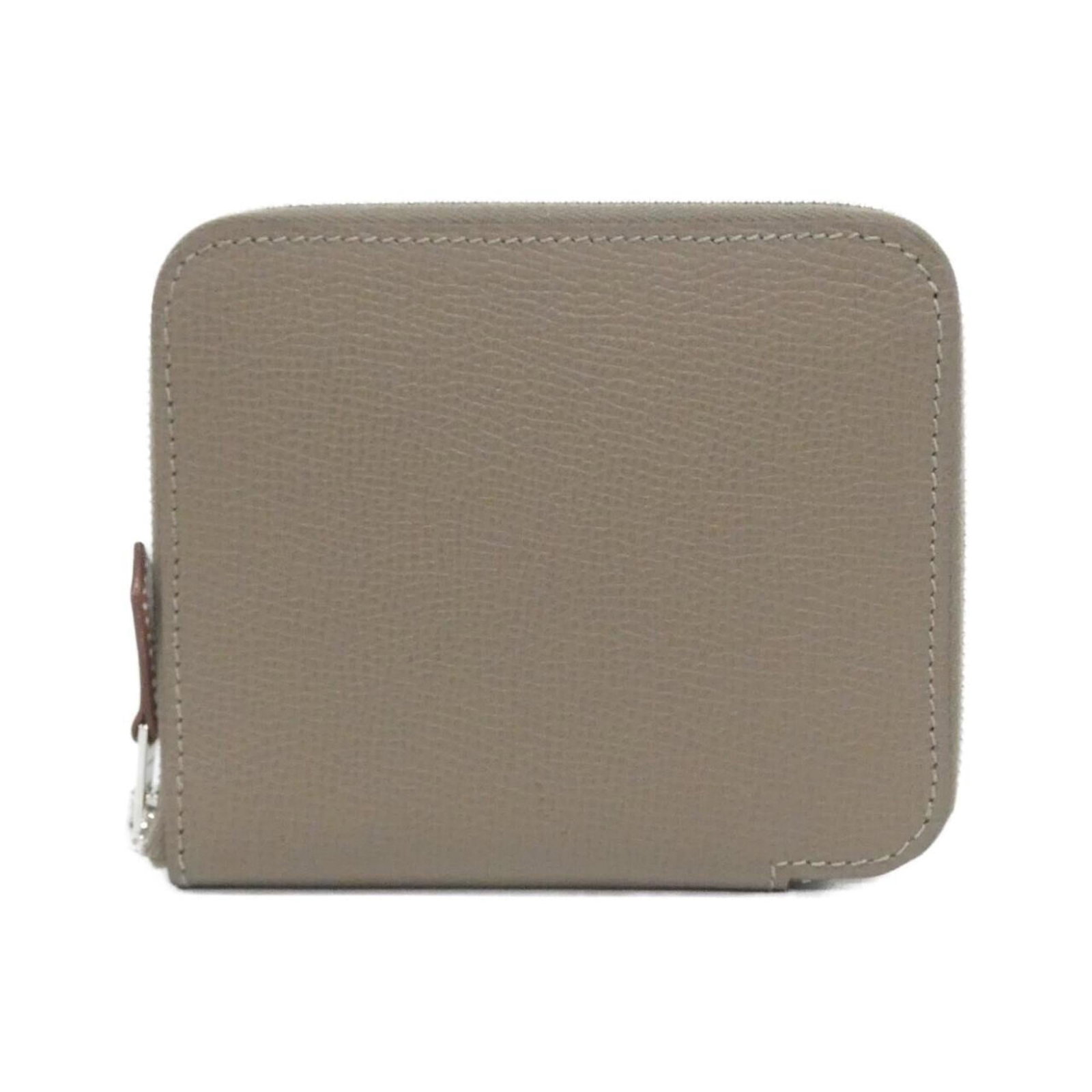 Hermes Coin Purse/ Coin Case Epsom Leather Silk: Hermes Coin Purse/ Coin Case Epsom Leather Silk Epsom leather and silk come together in this classic Hermes coin purse, its timeless design evoking a sense of understated elegance. With a subtle