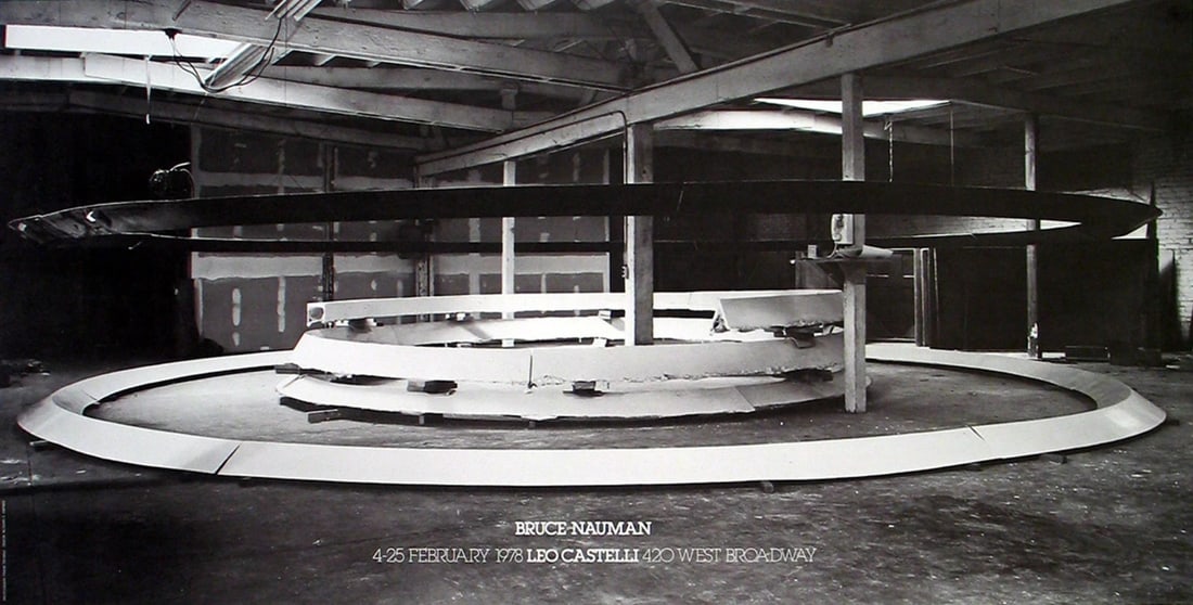 BRUCE NAUMAN Installation at Leo Castelli's 18.5" x 36" Poster 1978 Photography (1 of 1)
